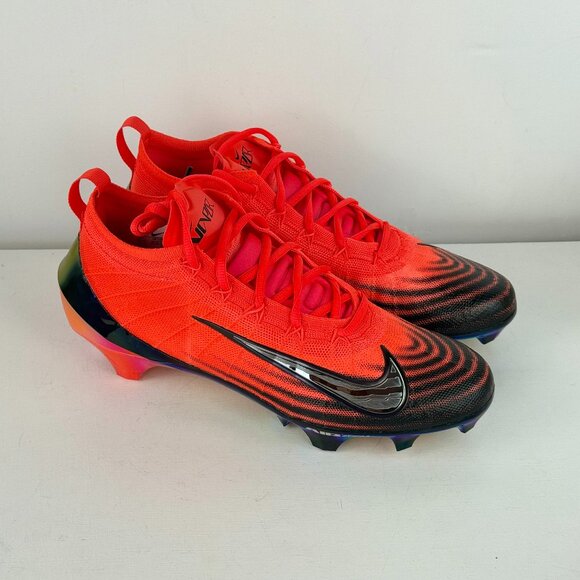Men's Size 10 - Nike Air Zoom Vapor Elite 1 Bright Crimson Football Cleats - Picture 1 of 10